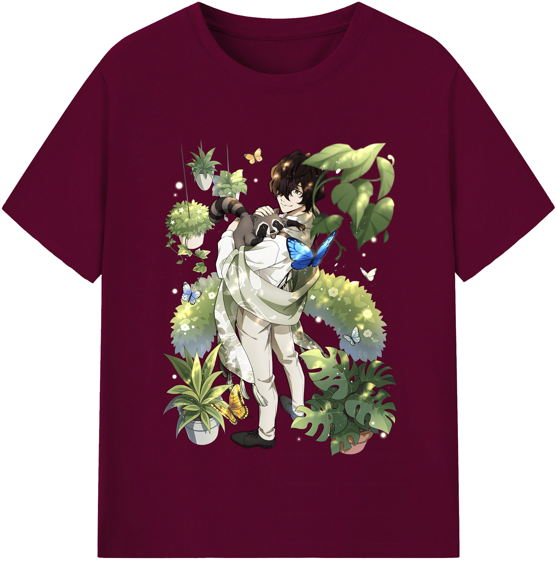（画像用） 文豪ストレイドッグス Bungo Stray Dogs レディースカジュアルプリントTシャツ（綿100％）